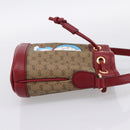 GUCCI Micro GG Doraemon Shoulder Bag 647801 Beige Gold Tone 647801 Auth 200352M-4
