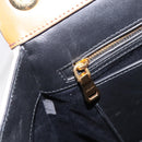 Miu Miu Hand Bag Canvas Multicolor Gold Tone Auth 200355A-21