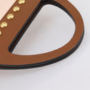 Miu Miu Hand Bag Canvas Multicolor Gold Tone Auth 200355A-7
