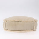 CHANEL Mouton Hand Bag Beige CC Auth 200356A-6