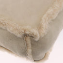 CHANEL Mouton Hand Bag Beige CC Auth 200356A-10
