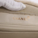CHANEL Mouton Hand Bag Beige CC Auth 200356A-17
