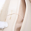 CHANEL Mouton Hand Bag Beige CC Auth 200356A-12