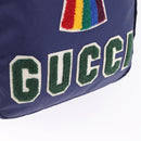 GUCCI RON HERMAN Backpack Canvas Navy Silver 477875 Auth 200358M-18