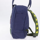 GUCCI RON HERMAN Backpack Canvas Navy Silver 477875 Auth 200358M-4