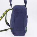 GUCCI RON HERMAN Backpack Canvas Navy Silver 477875 Auth 200358M-5