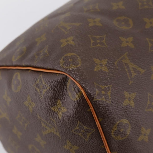 LOUIS VUITTON Monogram Speedy 35 Hand Bag M41524 LV Auth 200359