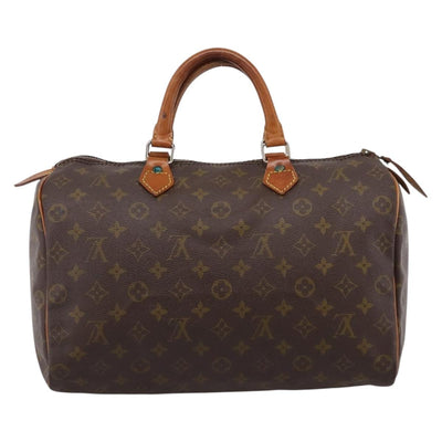 LOUIS VUITTON Monogram Speedy 35 Hand Bag M41524 LV Auth 200359 - 0