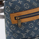 LOUIS VUITTON Monogram Denim Buggy GM Shoulder Bag Blue M95048 LV Auth 200360V-17
