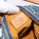 LOUIS VUITTON Monogram Denim Buggy GM Shoulder Bag Blue M95048 LV Auth 200360V-18