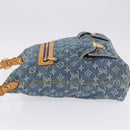 LOUIS VUITTON Monogram Denim Buggy GM Shoulder Bag Blue M95048 LV Auth 200360V-4