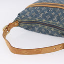 LOUIS VUITTON Monogram Denim Buggy GM Shoulder Bag Blue M95048 LV Auth 200360V-7