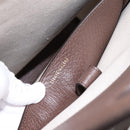 GUCCI GG Supreme Bananya Hand Bag PVC 2way Beige Gold Tone 703793 Auth 200361M-11