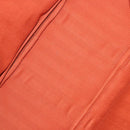 HERMES Valparaiso Hand Bag Canvas Orange Silver Auth 200363V-11