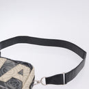 CHANEL Camelia Shoulder Bag Leather White Black CC Auth 200364SAM-14