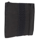 HERMES Her Line Shoulder Pochette Canvas Gray Auth 200365A-1