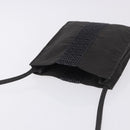 HERMES Her Line Shoulder Pochette Canvas Gray Auth 200365A-6
