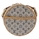 LOUIS VUITTON Monogram Mini Jeanne PM Shoulder Bag Blue M92001 LV Auth 200366-2