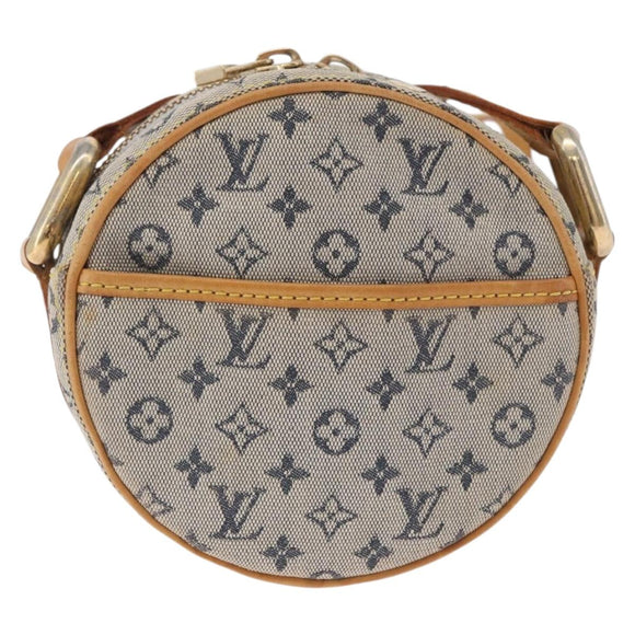 LOUIS VUITTON Monogram Mini Jeanne PM Shoulder Bag Blue M92001 LV Auth 200366