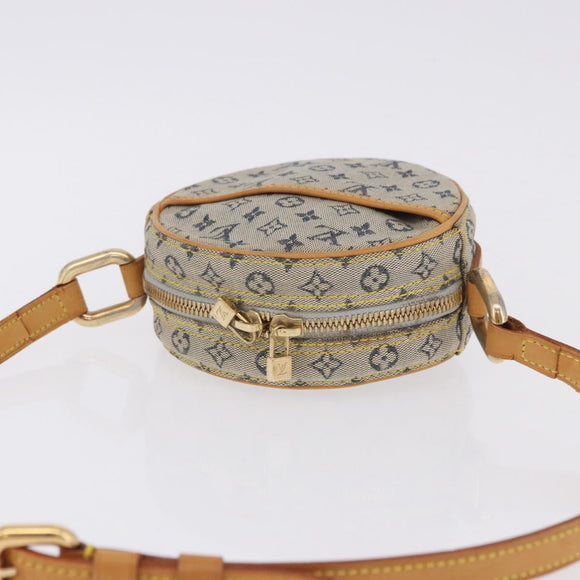 LOUIS VUITTON Monogram Mini Jeanne PM Shoulder Bag Blue M92001 LV Auth 200366