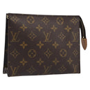 LOUIS VUITTON Monogram Poche Toilette 19 Pouch M47544 LV Auth 200373-1