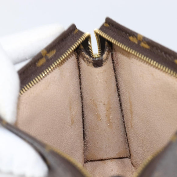LOUIS VUITTON Monogram Poche Toilette 19 Pouch M47544 LV Auth 200373