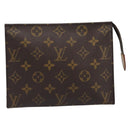 LOUIS VUITTON Monogram Poche Toilette 19 Pouch M47544 LV Auth 200373-13