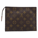 LOUIS VUITTON Monogram Poche Toilette 19 Pouch M47544 LV Auth 200373-2
