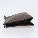 LOUIS VUITTON Monogram Poche Toilette 19 Pouch M47544 LV Auth 200373-4