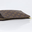 LOUIS VUITTON Monogram Poche Toilette 19 Pouch M47544 LV Auth 200373-5