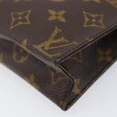 LOUIS VUITTON Monogram Poche Toilette 19 Pouch M47544 LV Auth 200373-7