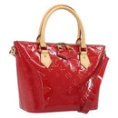 LOUIS VUITTON Monogram Vernis Montebello PM Hand Bag Red M90165 LV Auth 200378V-1