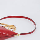 LOUIS VUITTON Monogram Vernis Montebello PM Hand Bag Red M90165 LV Auth 200378V-15
