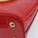 LOUIS VUITTON Monogram Vernis Montebello PM Hand Bag Red M90165 LV Auth 200378V-18
