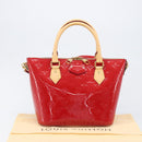 LOUIS VUITTON Monogram Vernis Montebello PM Hand Bag Red M90165 LV Auth 200378V-12