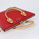 LOUIS VUITTON Monogram Vernis Montebello PM Hand Bag Red M90165 LV Auth 200378V-6