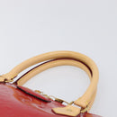 LOUIS VUITTON Monogram Vernis Montebello PM Hand Bag Red M90165 LV Auth 200378V-14