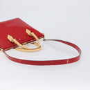 LOUIS VUITTON Monogram Vernis Montebello PM Hand Bag Red M90165 LV Auth 200378V-8