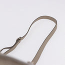 CELINE Big Bag Hand Bag Leather 2way Beige Silver Auth 200379V-10