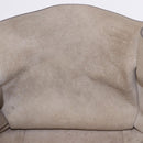 CELINE Big Bag Hand Bag Leather 2way Beige Silver Auth 200379V-19