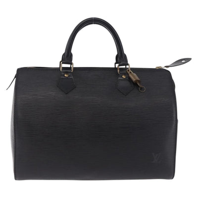 LOUIS VUITTON Epi Speedy 30 Hand Bag Noir Black M43002 LV Auth 200381V - 0
