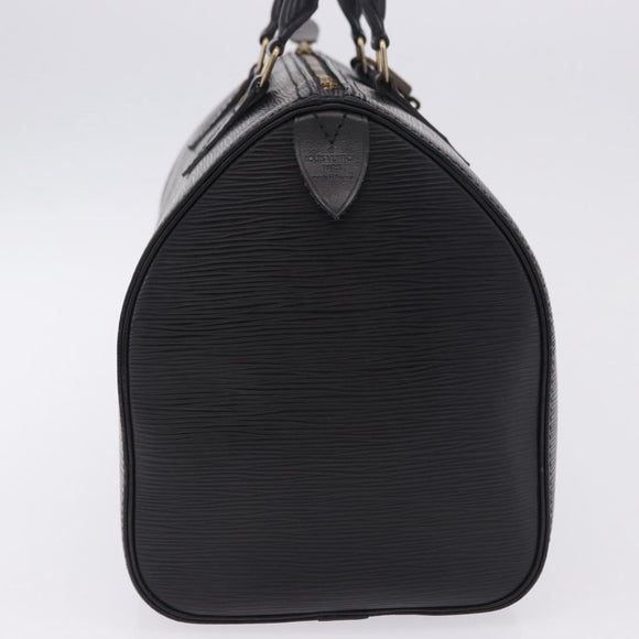LOUIS VUITTON Epi Speedy 30 Hand Bag Noir Black M43002 LV Auth 200381V