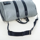 LOUIS VUITTON Satellite Keepall Bandouliere 50 Bag Silver M44170 LV Auth 200382V-9