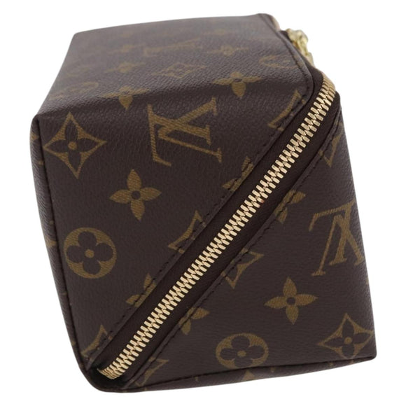 LOUIS VUITTON Monogram Shoe Care Kit Pouch M47925 LV Auth 200390A