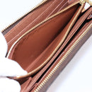 LOUIS VUITTON Monogram Rose Zippy Wallet Long Wallet M93579 LV Auth 200391-11