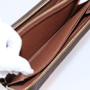 LOUIS VUITTON Monogram Rose Zippy Wallet Long Wallet M93579 LV Auth 200391-22