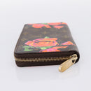 LOUIS VUITTON Monogram Rose Zippy Wallet Long Wallet M93579 LV Auth 200391-3