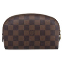 LOUIS VUITTON Damier Ebene Pochette Cosmetic PM Pouch N47516 LV Auth 200393-2