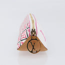 LOUIS VUITTON LV By The Pool Trousse Elizabeth Pen Case Pink GI0907 Auth 200395V-4