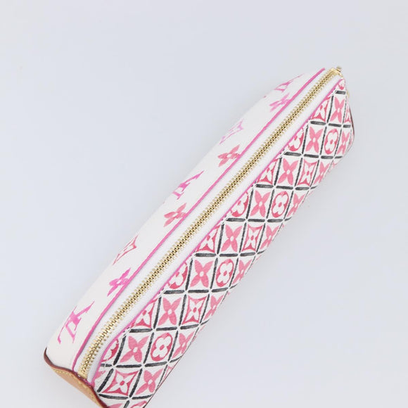 LOUIS VUITTON LV By The Pool Trousse Elizabeth Pen Case Pink GI0907 Auth 200395V